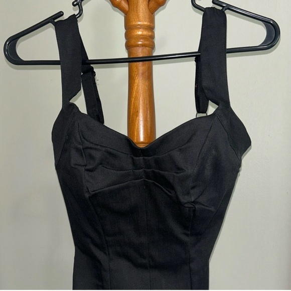 Vixen by Micheline Pitt Vamp Top in Black - Picture 3 of 4